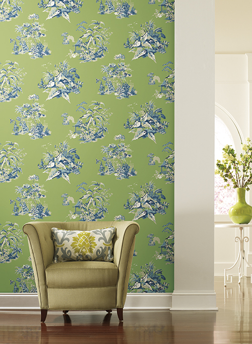 Обои Ashford House Toiles II AF1993 фото в интерьере